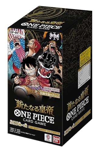 Bandai OP-09 One Piece The New Emperor Card Game, Box Packaging, 6 Cards per Pack x 24 Packs - Image 1