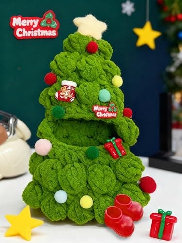 MOFABIA 2026 New 17cm Doll Christmas Clothes, Handcrafted 2 Pcs Set Christmas Tree Figures Outfits - Star Gifts Shoes, Funny Cute for Stand sit 17cm Dolls (No Doll) (Chistmas Tree Green) thumbnail 2