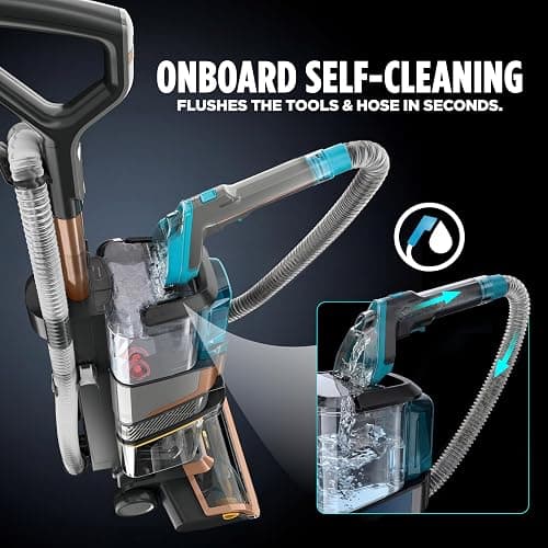 Shark CarpetXpert HairPro | Upright Carpet, Area Rug & Upholstery Cleaner | StainStriker Handheld Tough Stain Remover & Onboard Self Clean | Pet Hair Pickup & Odor Removal | 4 Tools | Copper | EX301 thumbnail 7