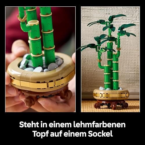 LEGO Botanicals Glücks-Bambus, Kunstpflanze - Bauset für Erwachsene - Geschenk für Einweihungspartys oder Abschlussfeiern für Frauen und Männer - Wohn-Deko 10344 thumbnail 7