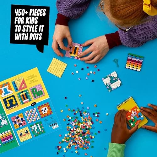 LEGO DOTS Adhesive Patches Mega Pack 41957 Arts and Crafts 5-in-1 Mosaic Making Building Kit, DIY Sticker Patches, Gift Idea for Creative Kids, Make Custom Designs for Notebooks, Phone Cases and More thumbnail 5