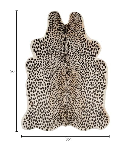 Erin Gates by Momeni Cheetah Multi Faux Area Rug, 5'3" X 7'10", Animal Print Carpet for Home Office, Dining Room, Livingroom, and Bedroom thumbnail 3