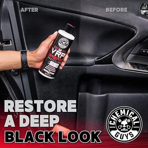 Chemical Guys Car Detailing Kit, Car Cleaning Kit with Total Interior Cleaner & Protectant, Sprayable Wheel Cleaner, Car Wash Soap, Bucket, Brushes, and Detailing Accessories - 16 Piece Wash Kit thumbnail 6