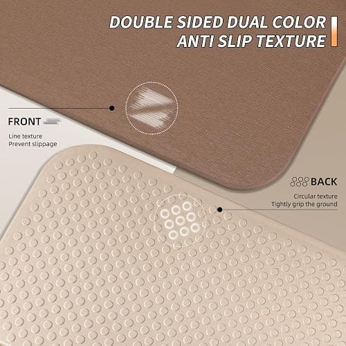 PAIDU Foldable Fitness Yoga Mat | 2/5" (10MM) Extra Thick | SGS Certified Non-Slip TPE | 75x26" Extra Long-Wide | Portable & Easy Store | for Yoga, Pilates, Home Gym & Full-Body Workouts thumbnail 4