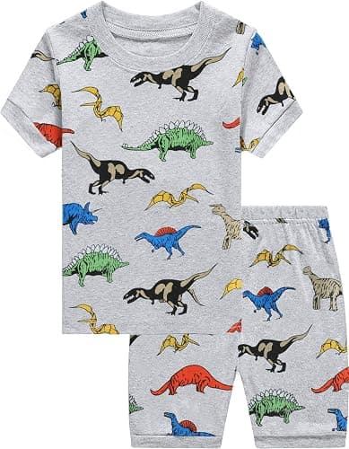 Little Hand Toddler Baby Boys Pajamas Monster Truck Summer Pjs Sleepwear Cotton Kids Short Sets Clothes - Image 1