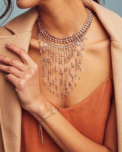 Kendra Scott Elaina Adjustable Chain Bracelet for Women, Fashion Jewelry, Gold-Plated thumbnail 2