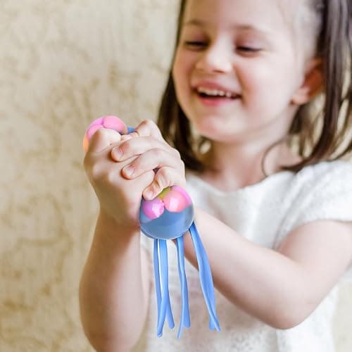 Toymendous Squishy Octopus, 3 Pack Stress Balls, ADHD Sensory Toy, Children Ages 3+ thumbnail 3