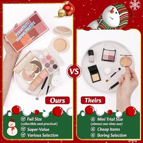 UCANBE Luxury Makeup Advent Calendar 2026, 24-Day Christmas Beauty Gift Set for Women & Teen Girls, Limited-Edition Xmas Cosmetic & Skincare Essentials Countdown Calendar Holiday Surprise Make Up Kit thumbnail 5