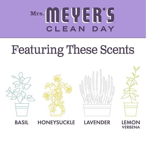 MRS. MEYER'S CLEAN DAY Room and Air Freshener Spray, Non-Aerosol Spray Bottle Infused with Essential Oils, Lilac, 8 fl. oz thumbnail 7