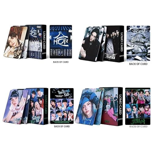 PYAJUU 4Pack/220Pcs Stray Kids Photocard Set KPOP HOP Album Cards GIANT Photocards ATE Post Cards Straykids 2025 Season's Greetings Stray Kids Merch Gift for STAY thumbnail 9