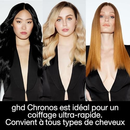 ghd - Lisseur cheveux ghd chronos - Fer à lisser professionnel - Coiffage 3x plus rapide, plus brillant, 2x moins de frisottis, sans chaleur extrême - Lisseur boucleur idéal tous types cheveux thumbnail 7