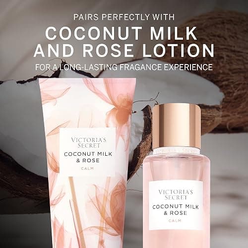 Victoria's Secret Coconut Milk and Rose Body Mist for Women, Feel Calm Women’s Fragrance, 250 ml / 8.4 oz thumbnail 5