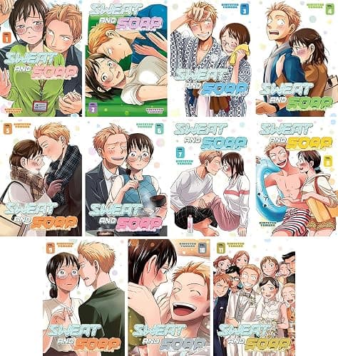 Sweat and Soap Manga Complete Collection Set Volumes 1-11 by Kintetsu Yamada - Image 1