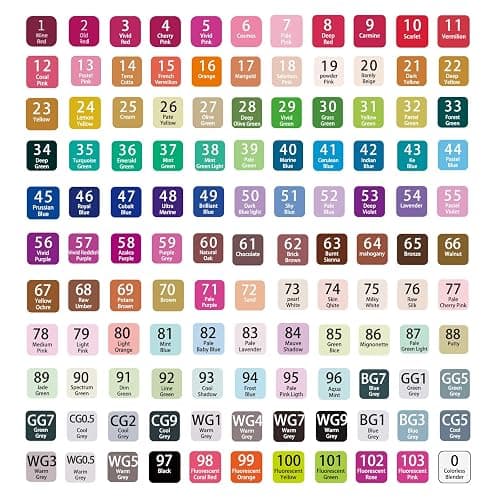 Alcohol Based Markers Set,Professional Marker Dual Tip Brush for Artists & Adult & Kids,plus 1 Blender for Coloring,Drawing,Double-tip 120 Colors thumbnail 7