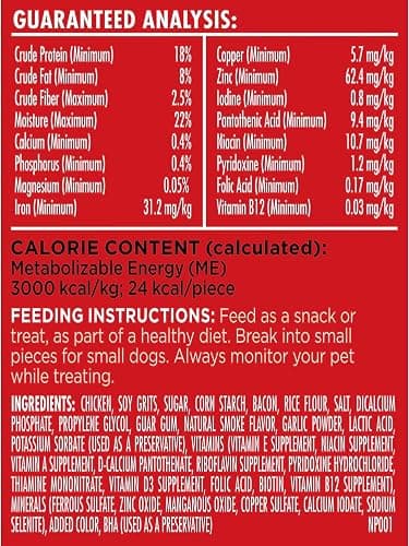 Milk-Bone Soft & Chewy Dog Treats Made with Real Bacon, 25 Ounce thumbnail 8