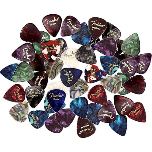 Fender Premium 48 Pack Picks Sampler - Includes Thin, Medium & Heavy Gauges (Austin Bazaar Exclusive) - Image 1