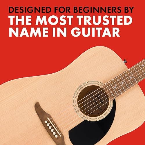 Fender California Debut Redondo Dreadnought Acoustic Guitar, Spruce Top, Black Pickguard, Natural thumbnail 4