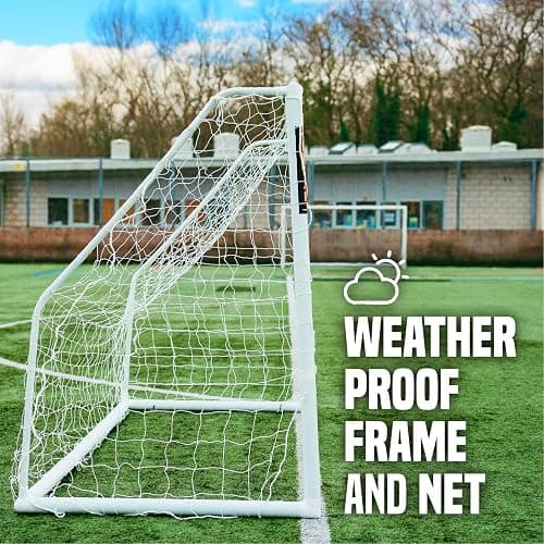 FLICK Match Grade Soccer Goal | All Weather, Ultra Thick Goal Post | 6 x 4ft or 12 x 6ft | Easy Assembly | Backyards or Clubs thumbnail 7