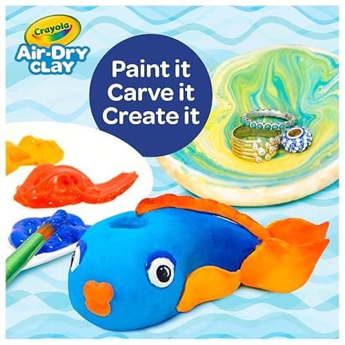 Crayola Air Dry Clay (5lbs), Teacher Supplies, Natural White Modeling Clay for Kids, Sculpting Material, Bulk Craft Supplies for Art Classrooms thumbnail 6