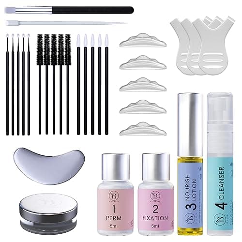 Lash Lift Kit, Beginner/Professional Lash Lamination Kit, Safe & Effective Eyelash Lift, Lasts 6-8 Weeks, 15 Applications, DIY Perm - Includes Instructions - LK2 - Image 1