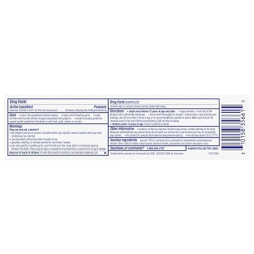 Sensodyne Toothpaste Sensitivity Gum and Enamel, Triple Protection, Refreshing Fluoride Toothpaste, Mint Flavor - 3.4 Ounces x 3 thumbnail 14