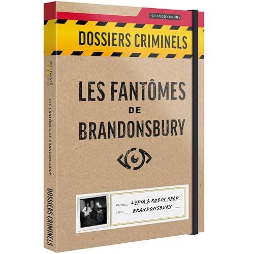 Dossiers Criminels - Les Fantômes de Brandonsbury : Découvrez Les Secrets Obscurs d'un Hôtel Maudit - Jeu de Societe Escape Game - Jeu d’Enquête Immersif et Collaboratif - 1-6 Joueurs - Image 1