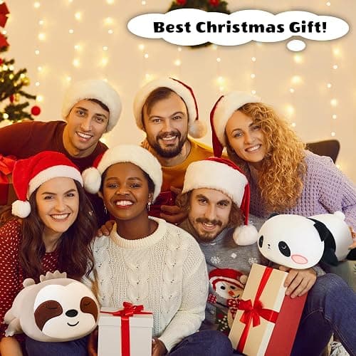 Finebee Weighted Sloth Stuffed Animals, Cute Weighted Sloth Plush, Soft Stuffed Weighted Plushie Pillow Gifts for Girls Boys(13.8" 1.6Lbs) thumbnail 9