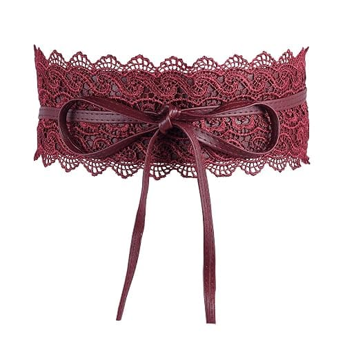 Manfnee Women Faux Leather Wrap Belt fashion wrap cinch belts Wide Waistband Belt for Dress - Image 1