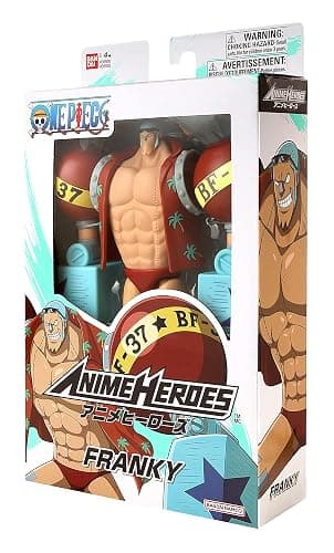BANDAI One Piece Figures Franky Action Figure | Articulated 17cm Figure with Accessory Display Stand | Pirate Toys Gift thumbnail 9