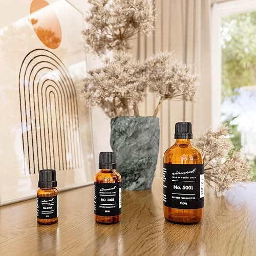 AirScent Baccarat Rouge Inspired Diffuser Oil - Perfume Dupe - Premium Fragrance Oil No. 5001 for Ultrasonic and Waterless Diffusers and Crafting - 10 mL, 0.34 fl oz Glass Dropper Bottle thumbnail 3