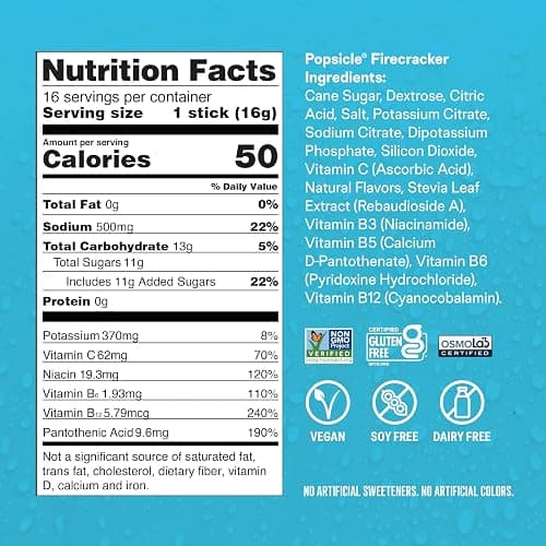 Liquid I.V.® Hydration Multiplier - Popsicle Firecracker | Electrolyte Powder Drink Mix | 1 Pack (16 Servings) thumbnail 2