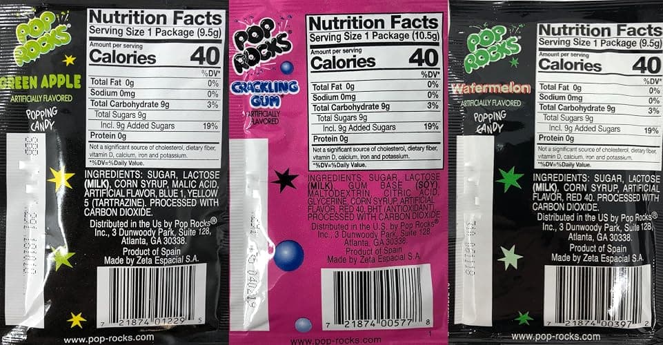 Pop Rocks Candy Variety Pack Popping Candy - Pop Rocks Bulk Candy, Nine Different Flavors Bulk Popping Candy (36 Count) thumbnail 2