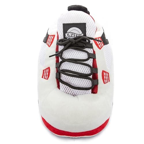 Knuffis Sneaker Hausschuhe Damen Herren lustige warme Plüsch Pantoffeln 36-45 thumbnail 3