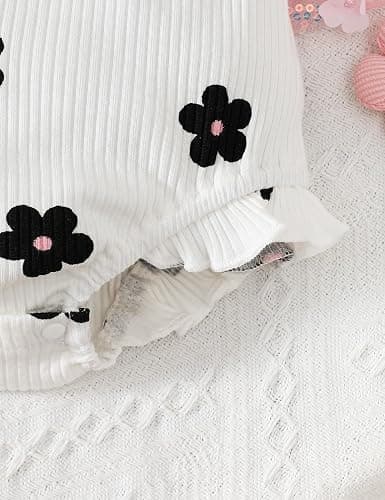 Fullfamous Baby Girl Ruffled Jumpsuit and Headband Set thumbnail 6