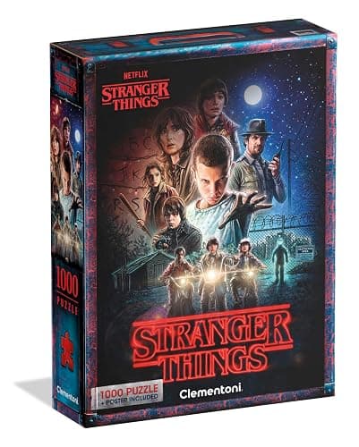 Clementoni - Puzzle 1000 Pezzi per Adulti e Ragazzi, Special Series, Tema Serie TV Netflix Stranger Things, con Poster Incluso, Compact Box, Idea Regalo Uomo e Donna, Made in Italy, 50x70 cm, 39978 - Image 1