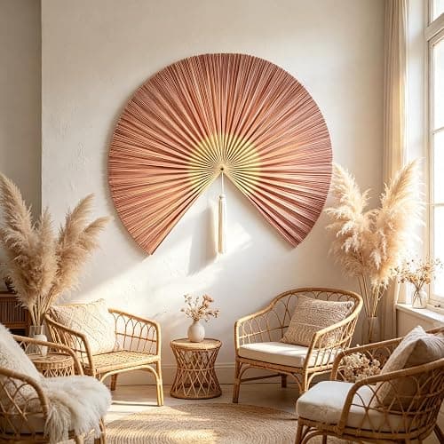 Bamboo Wall Fan Decor thumbnail 8
