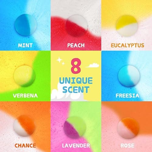 Yekery Bath Bombs for Kids with Toy Inside, 30 PCS Natrual and Organic Bubble Bath Bombs with Glow-in-The-Dark Surprise Inside, Perfect Handmade Birthday, Party, for Boys and Girls. thumbnail 3