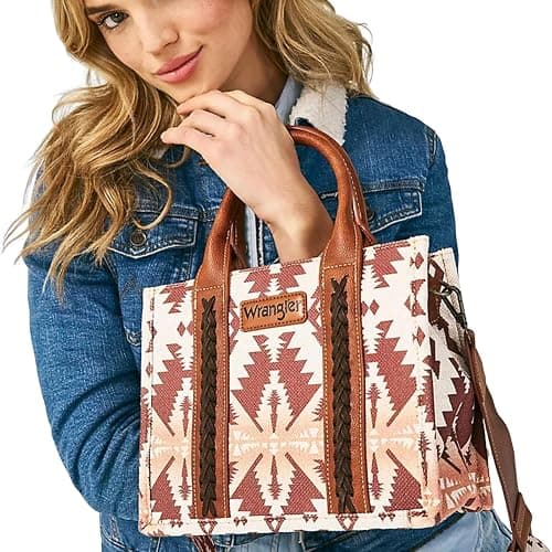 Wrangler Purse Aztec Tote Bag for Women Western Top-handle Hobo Handbags thumbnail 2