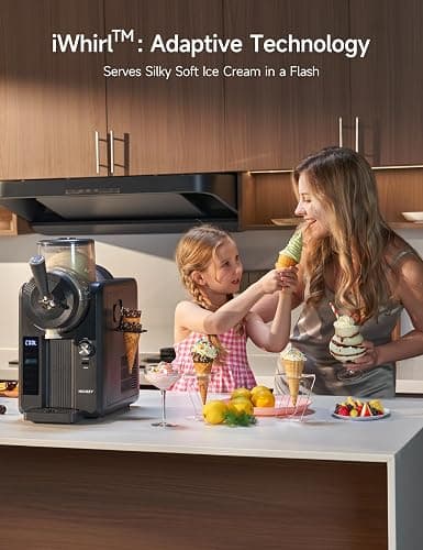 HiCOZY F3 Slushie Machine & Soft Serve Ice Cream Machine, No Ice Needed, Self-Cleaning, 5 Presets for Soft Serve, Frozen Drink, Milk Shake, Margaritas, Frappés and More thumbnail 4