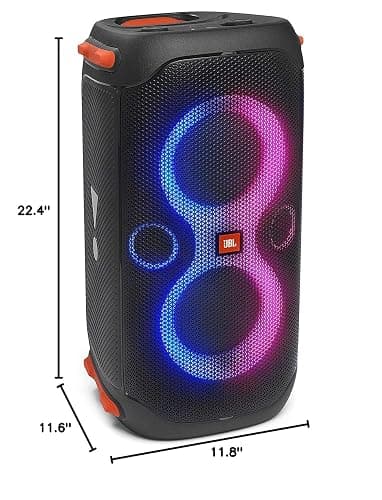 JBL PartyBox 110 - Portable Party Speaker with Built-in Lights, Powerful Sound and deep bass, Black thumbnail 10