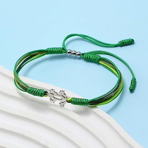 HARACRAFT Cute Animals Bracelet, Luck and Protection Gift, Tibetan Bracelet, Surfer String Wrap Bracelet for Men, Women, Forever Love Friendship Bracelet thumbnail 4