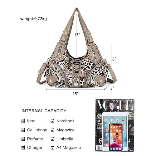 Angelkiss Hobo Purses and handbags for Women Satchel Handbag Women Purses Large Daily Shoulder Bags thumbnail 5