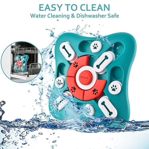 PETSTA Dog Puzzle Toys, Treat Dispensing Dog Enrichment Toys for IQ Training and Brain Stimulation, Interactive Mentally Stimulating Toys as Gifts for Puppies, Cats, Dogs thumbnail 8