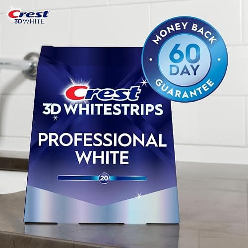 Crest 3D White Whitestrips Professional Effects, At-Home Teeth Whitening Kit, 13 Levels Whiter, 22 Treatments thumbnail 5
