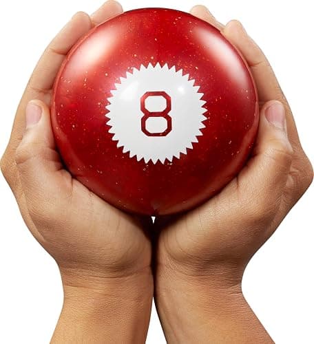 Mattel Games Magic 8 Ball Mattel 80th Anniversary Edition Novelty Game for Kids, Fortune-Telling Toy for Family Nights, Game Nights, Travel, Camping & Parties. thumbnail 2