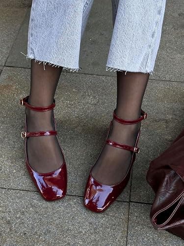 Red Mary Jane Shoes thumbnail 3
