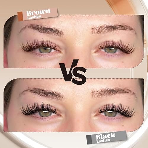 Brown Lash Clusters Wispy Eyelash Extensions Dark Brown Lash Extensions 10-16MM DIY at Home CC-Curly Eyelash Clusters Natural Spiky Lash Individuals 120 Pcs Cluster Lash Pack by Mavphnee thumbnail 9