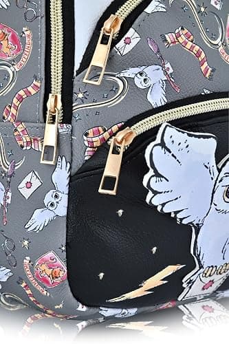 Fast Forward Harry Potter Backpack for Men, Women, Unisex | Cute PU Leather 10" Mini Backpack Purse thumbnail 4