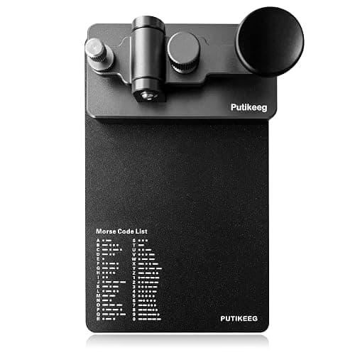 PUTIKEEG Morse Code Table Key morse code List Learning Shortwave Radio Black thumbnail 9