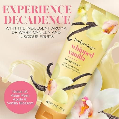 Bodycology Shea Butter Body Cream, Whipped Vanilla, 8 oz thumbnail 2